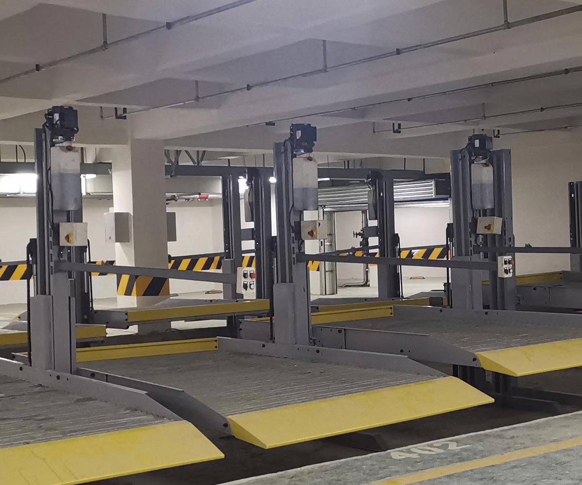 榕江縣雙柱簡易升降立體車庫停車設備安裝