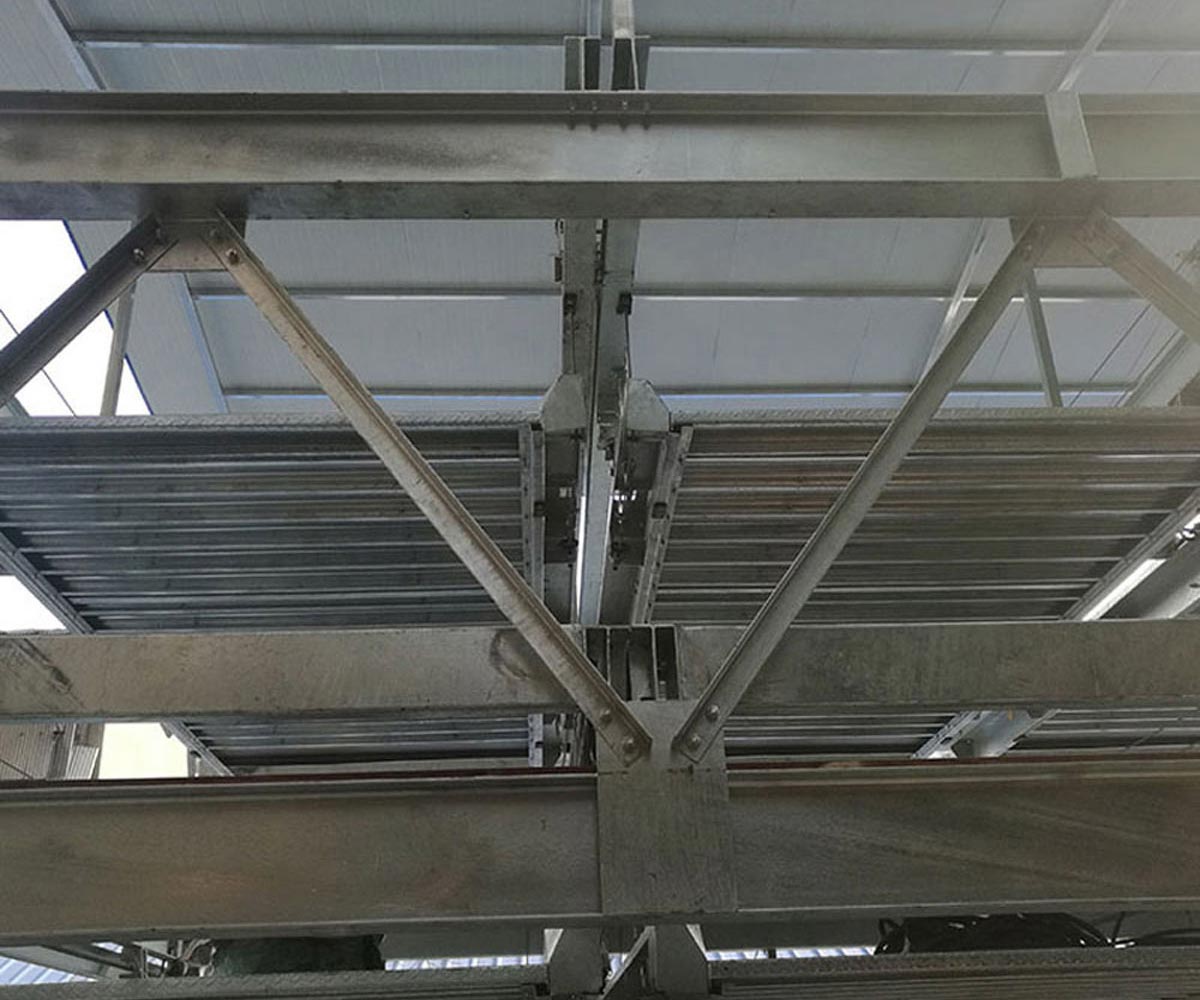 湖北省二層升降橫移機械停車設備拆除