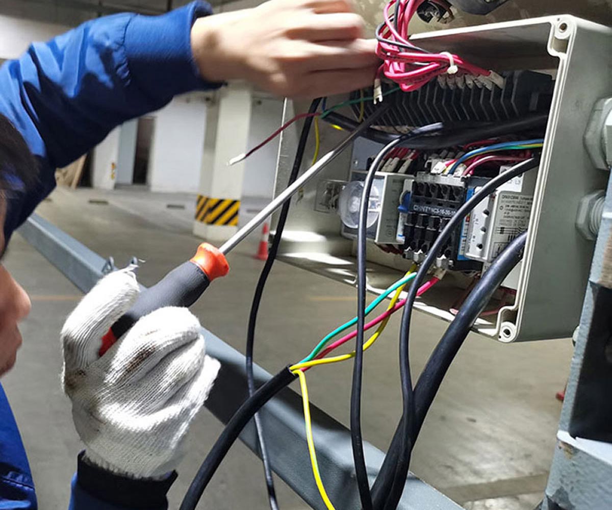 湖南省二層升降橫移式機械車位回收