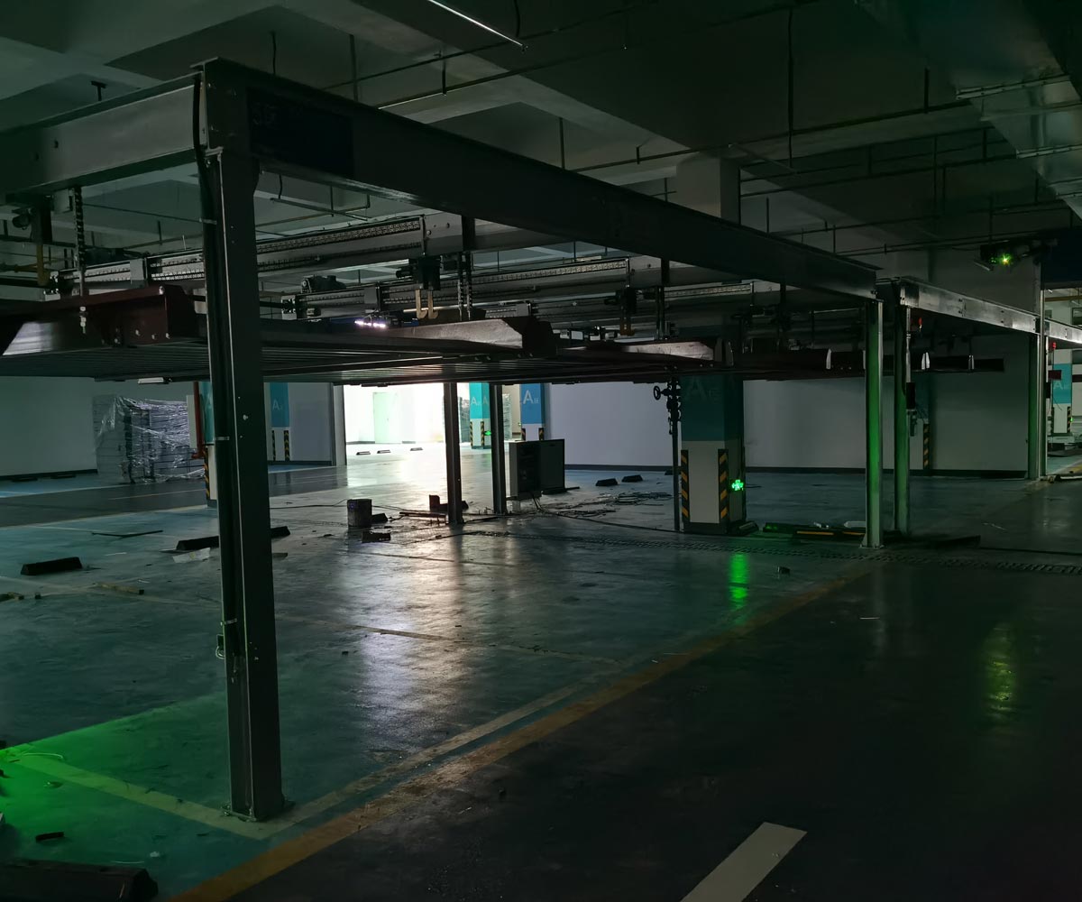 雙層簡易式機械式停車庫