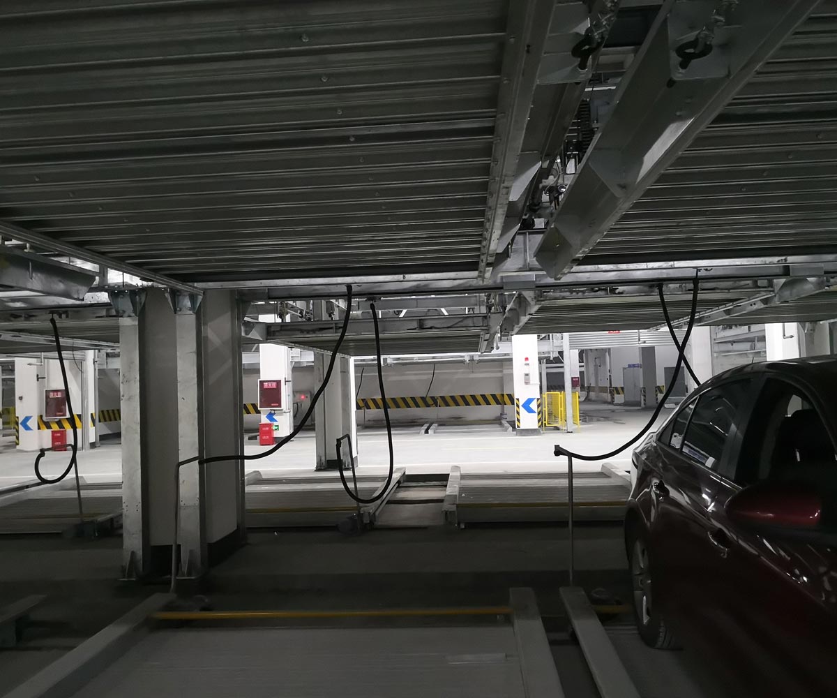 陜西省PSH3三層升降橫移立體車庫設備
