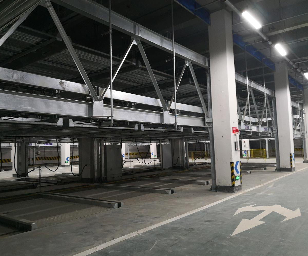 重慶市雙層升降平移式立體停車設備